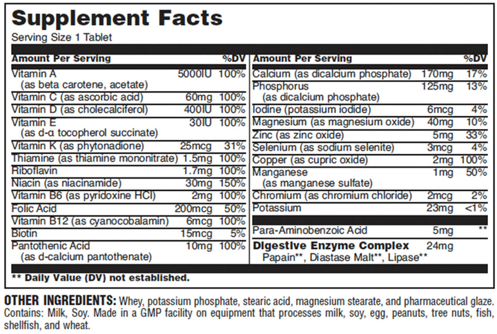 Витамины Universal Nutrition Daily Formula 100 таблеток (039442047076) - изображение 2