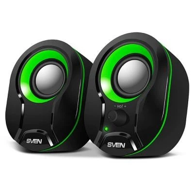 Акустическая система SVEN 290 black-green - Фото 1 Акустическая система SVEN 290 black-green - изображение 1