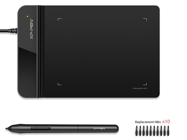 Графический планшет XP-Pen Star G430S ультратонкий Черный (1007-145-00 ...