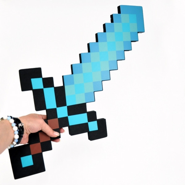 Алмазний меч Майнкрафт Minecraft 61 см (1393) - зображення 2