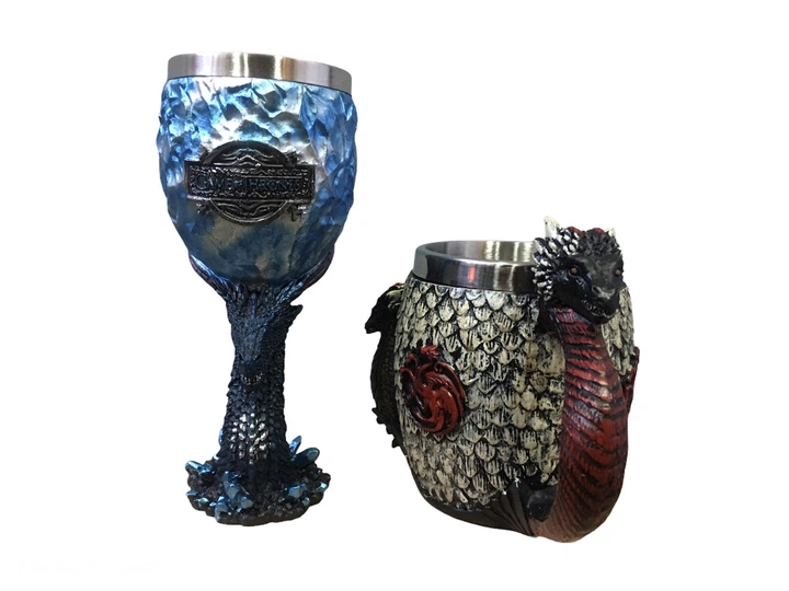 Подарочный набор кружка и чашка Готика 3D Игра Престолов Game Of Thrones Дом Таргариен 400/200 мл - Фото 2 Подарочный набор кружка и чашка Готика 3D Игра Престолов Game Of Thrones Дом Таргариен 400/200 мл - изображение 2