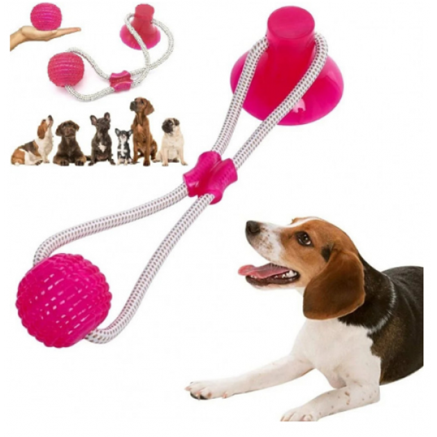 Игрушка для домашних животных с присоской Dog toy rope PULL - изображение 1