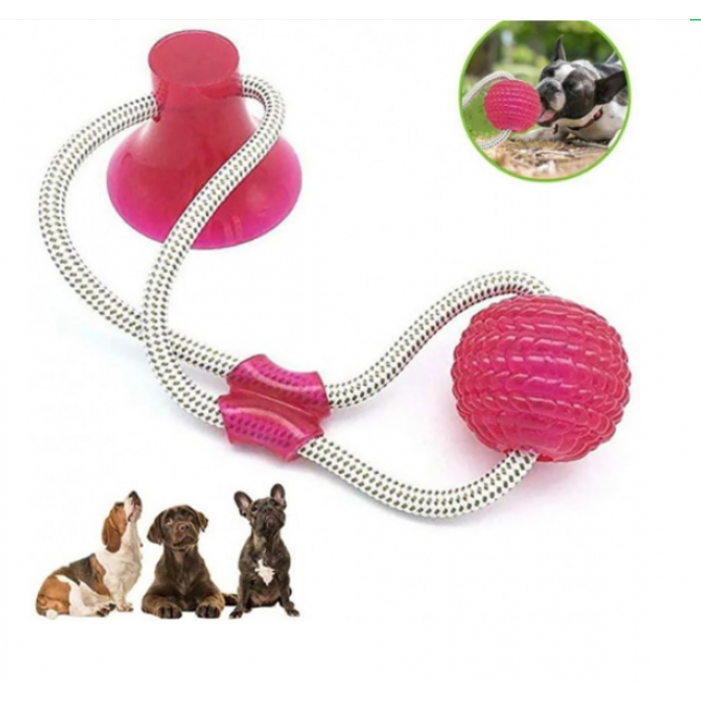 Игрушка для домашних животных с присоской Dog toy rope PULL - изображение 2