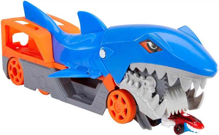 Ігровий набір Hot Wheels Вантажівка-транспортер Акуляча паща (GVG36) - зображення 6
