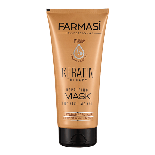 Маска-кондиционер для волос с кератином Keratin Therapy Farmasi 200мл - Фото 1 Маска-кондиционер для волос с кератином Keratin Therapy Farmasi 200мл - изображение 1