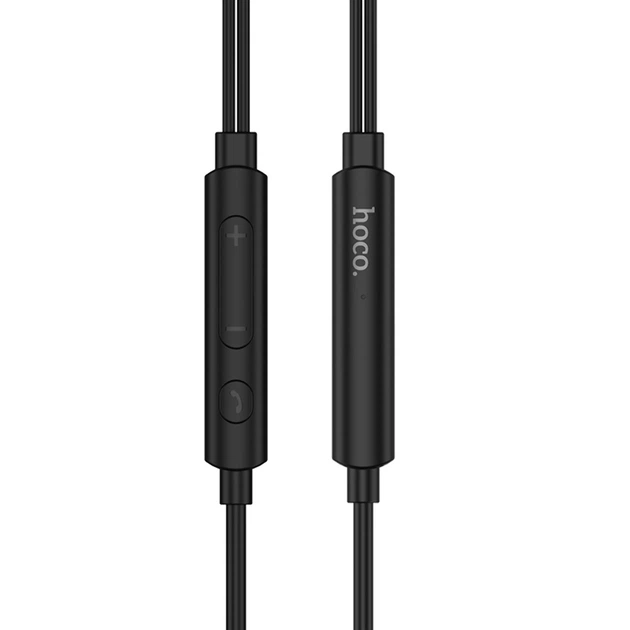 Проводные наушники Hoco M53, 3.5mm, 1.2m, чёрные - Фото 4 Проводные наушники Hoco M53, 3.5mm, 1.2m, чёрные - изображение 4
