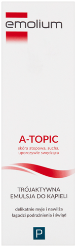 Трехактивная емульсія для ванн Emolium A-TOPIC 200 мл (E-AT38545253) - Фото 1 Трехактивная емульсія для ванн Emolium A-TOPIC 200 мл (E-AT38545253) - зображення 1