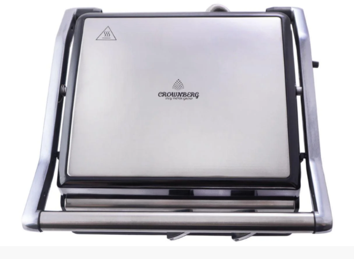 Прижимной контактный электрический гриль Crownberg CB 1041 - Фото 3 Прижимной контактный электрический гриль Crownberg CB 1041 - изображение 3