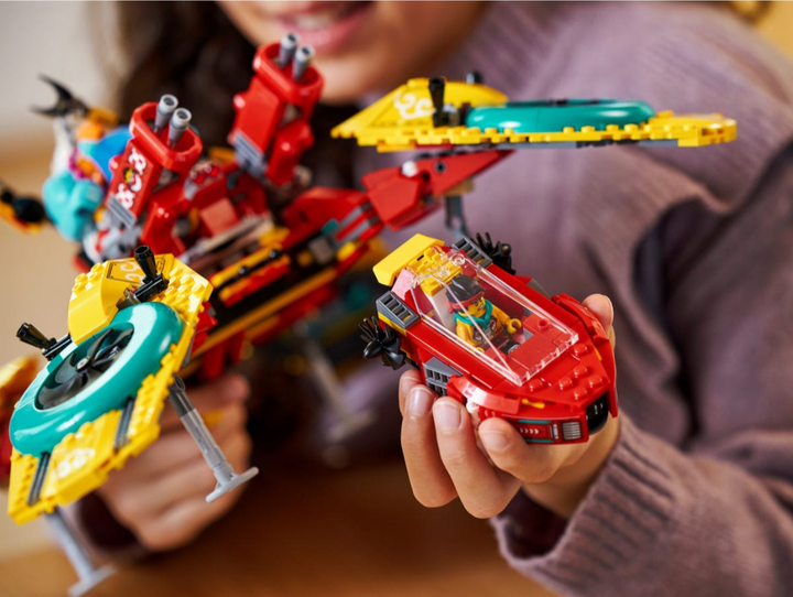 Конструктор LEGO Monkie Kid Дронокоптер команди Малюка Монкі 1462