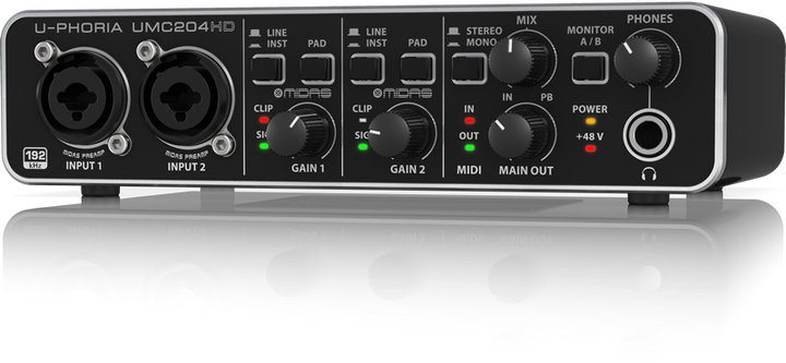 Interfejs audio Behringer UMC204HD - obraz 4
