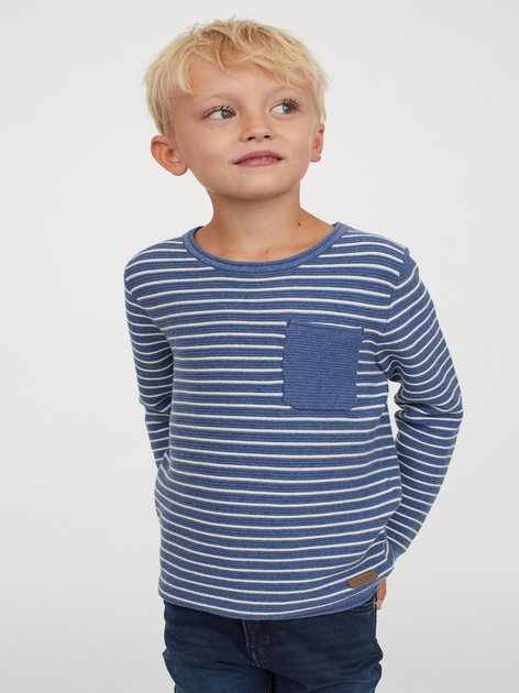 Джемпер H&M 0668598 1 110-116 см Синій (2000001650363) - зображення 1
