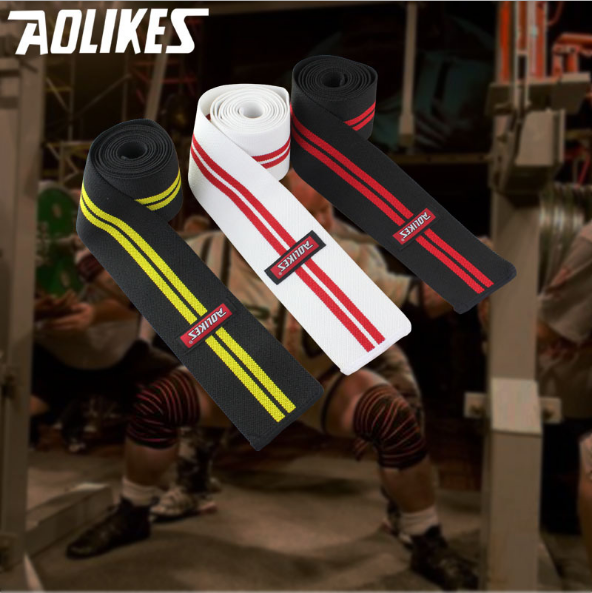 Спортивная повязка на колено AOLIKES унисекс 01417 - Фото 5 Спортивная повязка на колено AOLIKES унисекс 01417 - изображение 5
