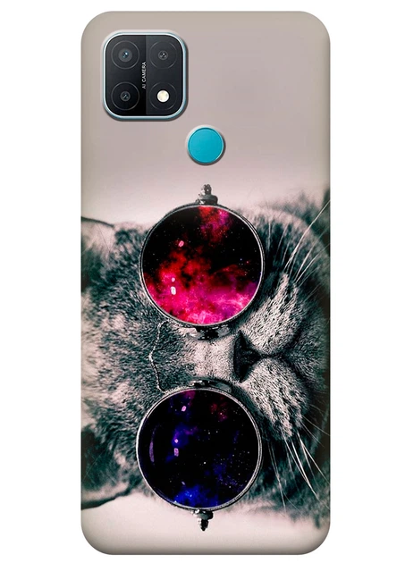 Силиконовый чехол ПринтОК для OPPO A15 - Кот пилот - Фото 1 Силиконовый чехол ПринтОК для OPPO A15 - Кот пилот - изображение 1