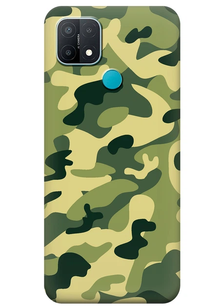 Силіконовий чохол ПринтОК для OPPO A15 - Камуфляж - Фото 1 Силіконовий чохол ПринтОК для OPPO A15 - Камуфляж - зображення 1