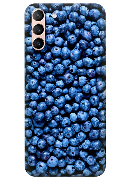 Силиконовый чехол ПринтОК для Samsung Galaxy S21 Plus - Черника - Фото 1 Силиконовый чехол ПринтОК для Samsung Galaxy S21 Plus - Черника - изображение 1