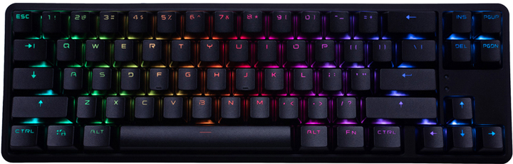 Клавиатура беcпроводная Hator Skyfall Hex Gateron Clear USB/Bluetooth ENG (HTK-665) - изображение 1