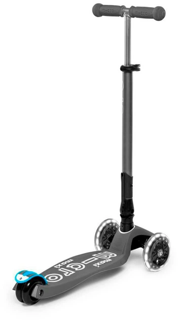 Самокат Micro Maxi Deluxe LED Вулканічний сірий (MMD094) - зображення 3