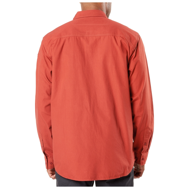 Полевая тактическая рубашка 5.11 Expedition Long Sleeve Shirt 72466 Large, Червоний - изображение 2