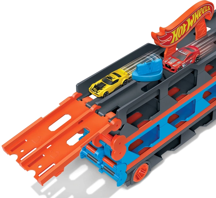 Ciężarówka Hot Wheels Transporter Super Wyścig (GVG37) - obraz 8