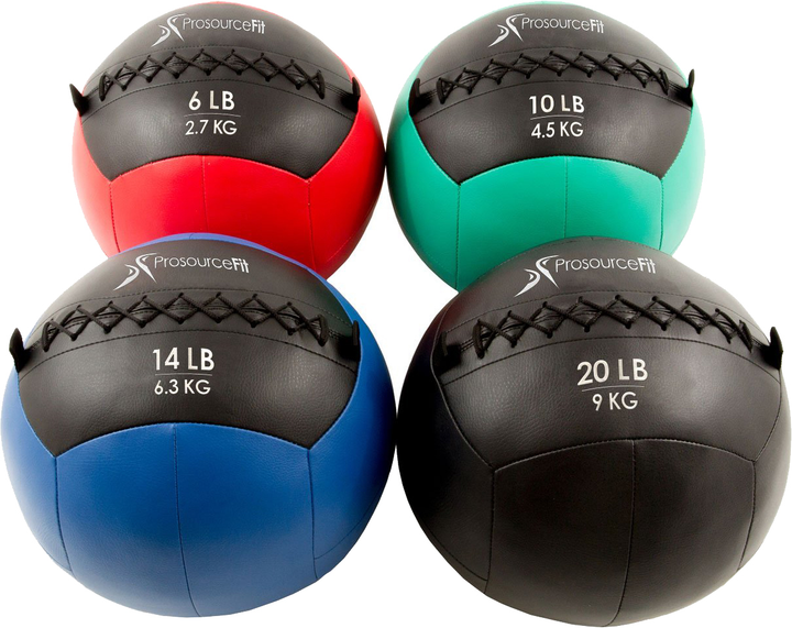 Мяч набивной для кроссфита ProSource Wall Ball Soft Medicine Ball - 4.5 ...