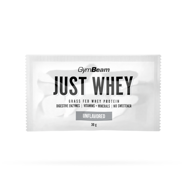 Протеїн Just Whey з молока корів вільного випасу 30 г без смакових добавок - GymBeam - Фото 1 Протеїн Just Whey з молока корів вільного випасу 30 г без смакових добавок - GymBeam - изображение 1