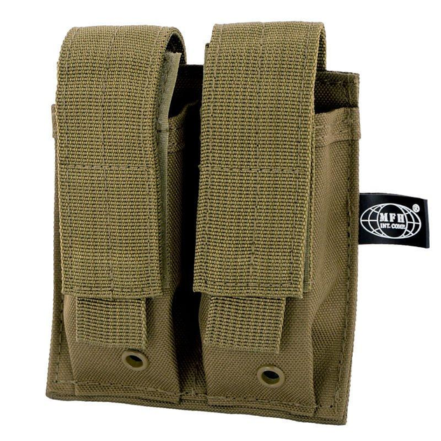 Подсумок MFH тактический MOLLE на 2 пистолетных магазина койот (30617R) - изображение 1