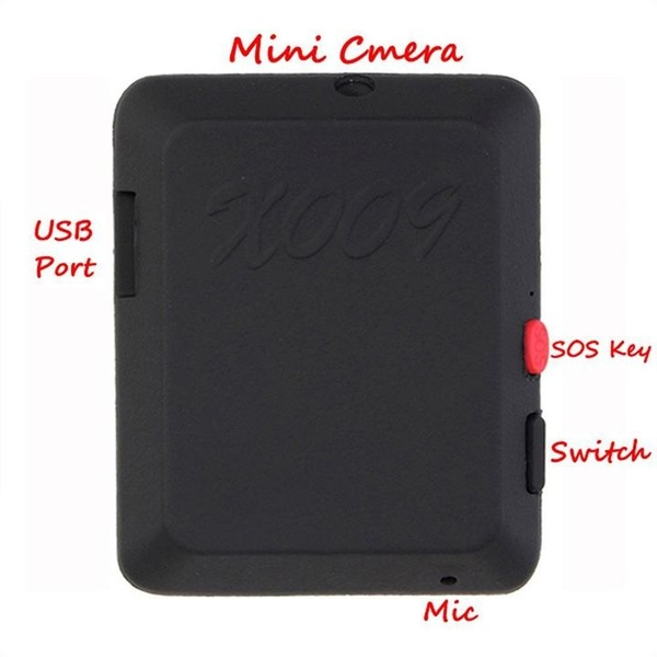 GSM GPRS Трекер - Мини камера X009 , GSM Прослушка HD, Мини GSM-сигнализация Sos вызов, c записью аудио и видео на карту памяти - изображение 4