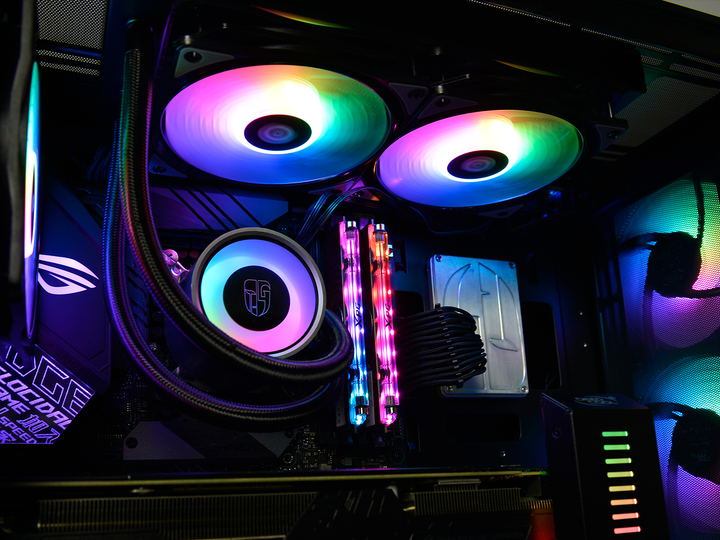 Система жидкостного охлаждения DeepCool Castle 240 RGB V2 - изображение 12