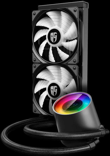 Система жидкостного охлаждения DeepCool Castle 240 RGB V2 - изображение 6