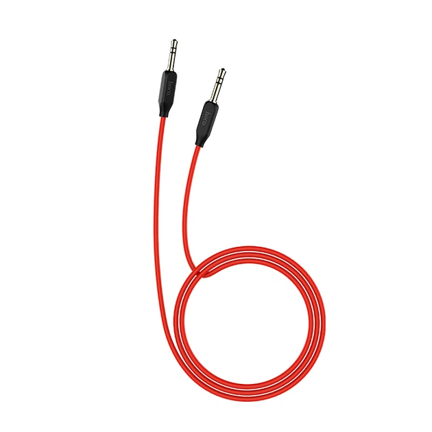 AUX cable 3.5mm Hoco UPA11 (1M) Червоний - зображення 2