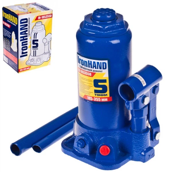 Домкрат гідравлічний Vitol IH-185355D 5 т - зображення 3