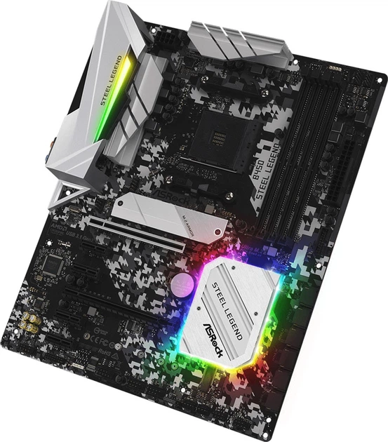 Материнская плата ASRock B450 Steel Legend (sAM4, AMD B450, PCI