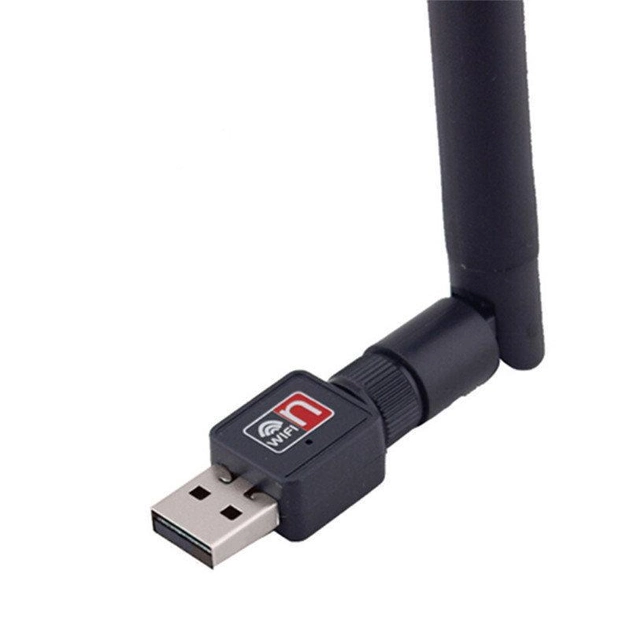 USB WIFI 150M 802.11n мини  адаптер с антенной 5db NEW – фото .