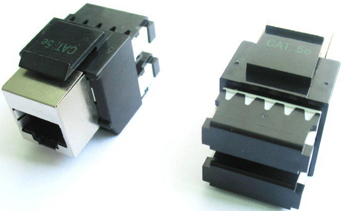 Gniazdo na 2 porty z ekranem Cablexpert RJ-45, 5E kat, zewnętrzne (NCAC-HS-SMB2) - obraz 2