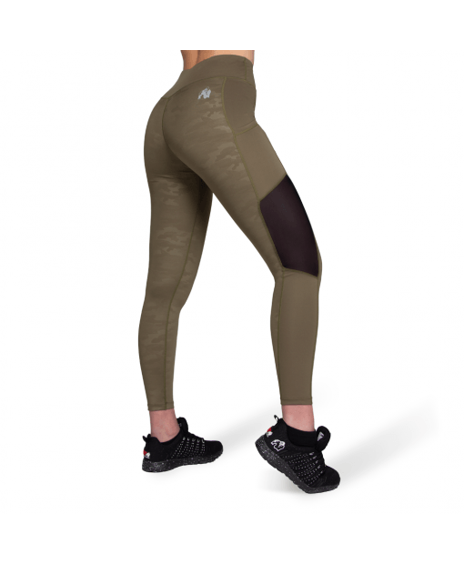 Леггинсы Gorilla Wear Savannah Mesh Tights L Хакки/Зеленые/Комуфляжные (9193140003) - изображение 4