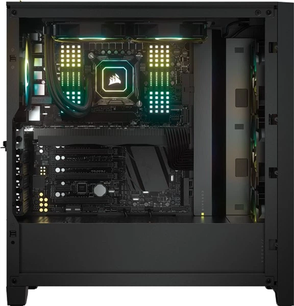 Корпус Corsair iCUE 4000X RGB Tempered Glass Black (CC-9011204-WW