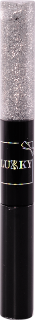 Тушь для ресниц Lukky 2 в 1 Черная с серебристыми блестками 10 мл (T18924) - изображение 2