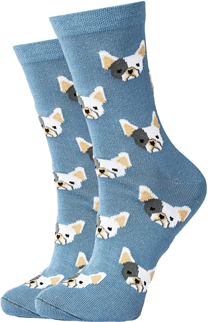Носки GoodSox Bulldogs 113-35 23-25 р Джинсовые (4820216306257) – в ...