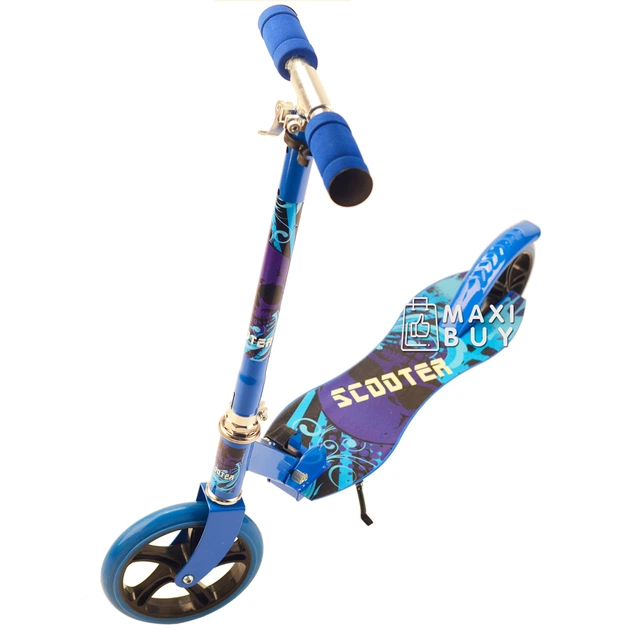 Самокат двухколесный ScooteX Scooter XL 200 синий фото, отзывы