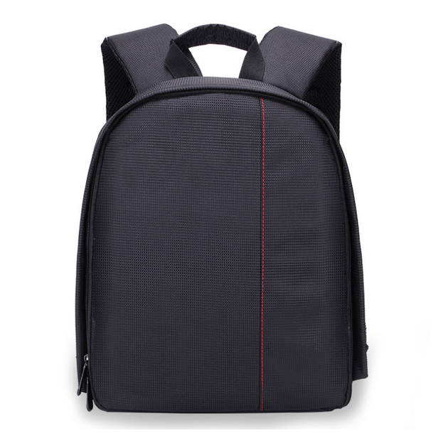 Рюкзак для фототехники Photo Bag Черный с красным фоторюкзак с креплением для штатива + дождевик + кодовый замочек-карабин (mrk7568) - Фото 4 Рюкзак для фототехники Photo Bag Черный с красным фоторюкзак с креплением для штатива + дождевик + кодовый замочек-карабин (mrk7568) - изображение 4