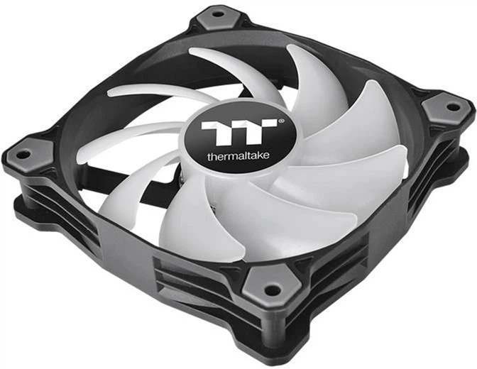 Набір вентиляторів Thermaltake Pure 12 ARGB Sync Radiator Fan TT Premium Edition (комплект з 3) Black (CL-F079-PL12SW-A) - зображення 4
