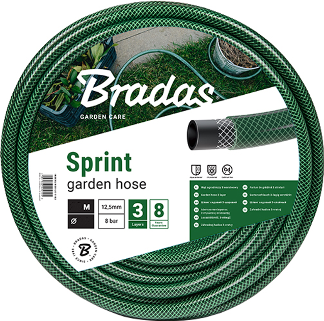 Акція на Шланг городній Bradas Sprint 3/4" 50 м (WFS3/450) від Rozetka