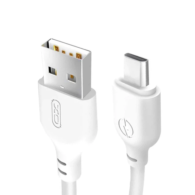 Кабель USB XO NB103 Type-C (2.1A) (2M) Білий - Фото 1 Кабель USB XO NB103 Type-C (2.1A) (2M) Білий - зображення 1