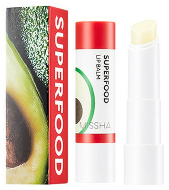 Бальзам для губ с авокадо Missha Superfood Avocado Lip Balm 3.2 г ...