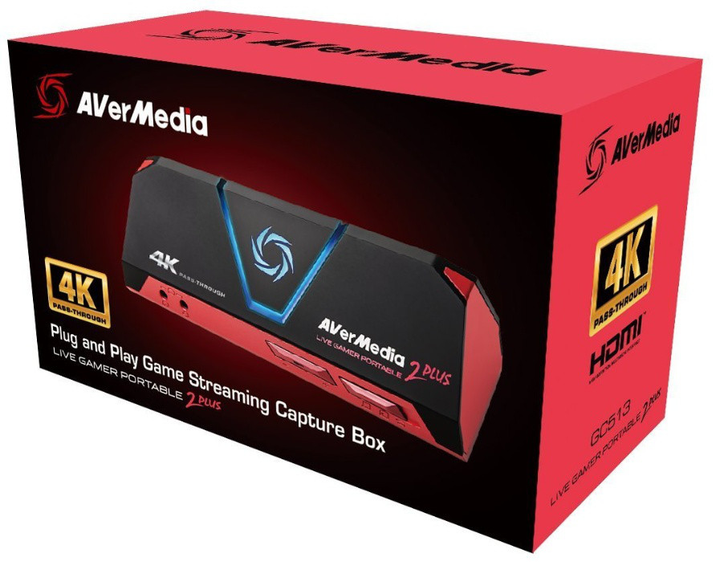 Стриминг устройство AverMedia Live Gamer PORTABLE 2 Plus