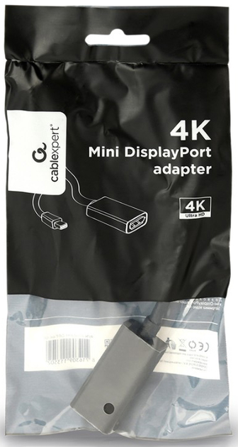 Адаптер Cablexpert mini DisplayPort - DisplayPort 0.15 м (A-mDPM-DPF4K ...
