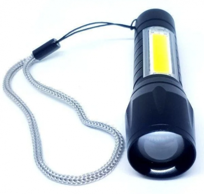 Фонарик ручной Bailong Police BL-511 XPE, zoom, ЗУ USB black - Фото 4 Фонарик ручной Bailong Police BL-511 XPE, zoom, ЗУ USB black - изображение 4