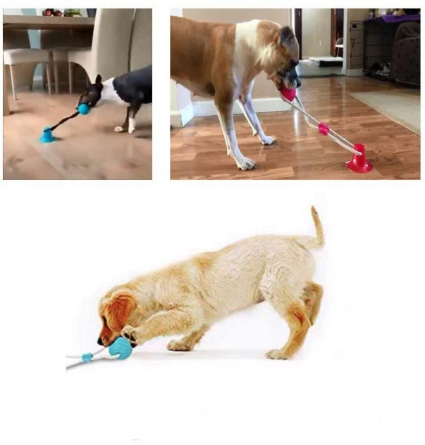 Игрушка на присоске для собак многофункциональная игрушка для собак Dog Toy мяч на присоске F-45 - Фото 2 Игрушка на присоске для собак многофункциональная игрушка для собак Dog Toy мяч на присоске F-45 - изображение 2