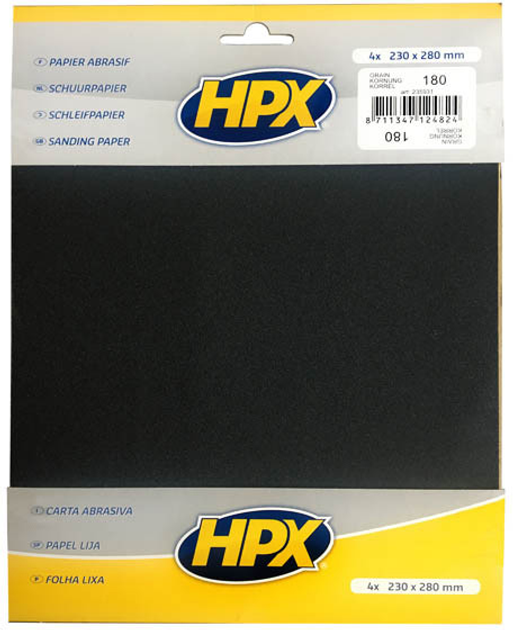 Абразивні листи HPX P180 для вологого шліфування 8 шт (KOMPLEKT_235931) - зображення 2