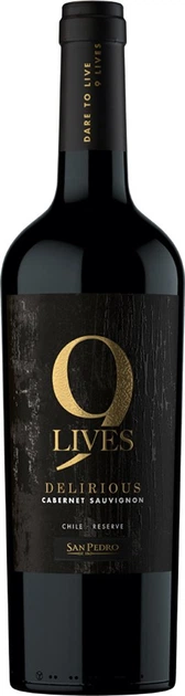 Вино Gato Negro 9 Lives Reserve Cabernet Sauvignon красное сухое 0.75 л (7804300139230) - Фото 1 Вино Gato Negro 9 Lives Reserve Cabernet Sauvignon красное сухое 0.75 л (7804300139230) - изображение 1